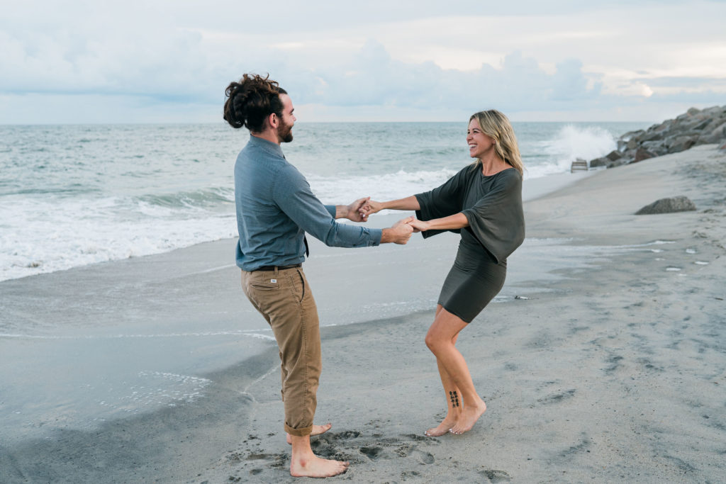 Wilmington, North Carolina, photography, proposal, engagement, wedding, Fort Fisher, beach, Kure Beach, ring